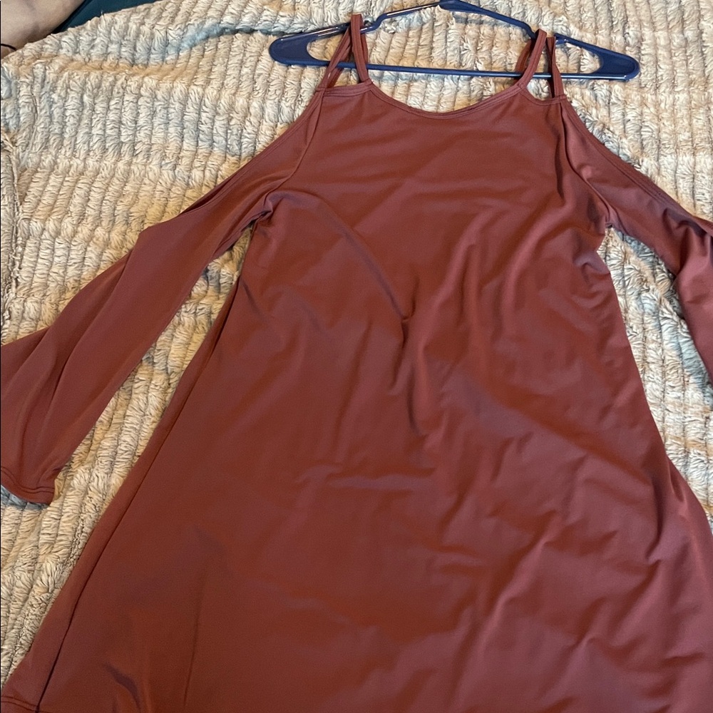 Elegant Mauve Women's Dress